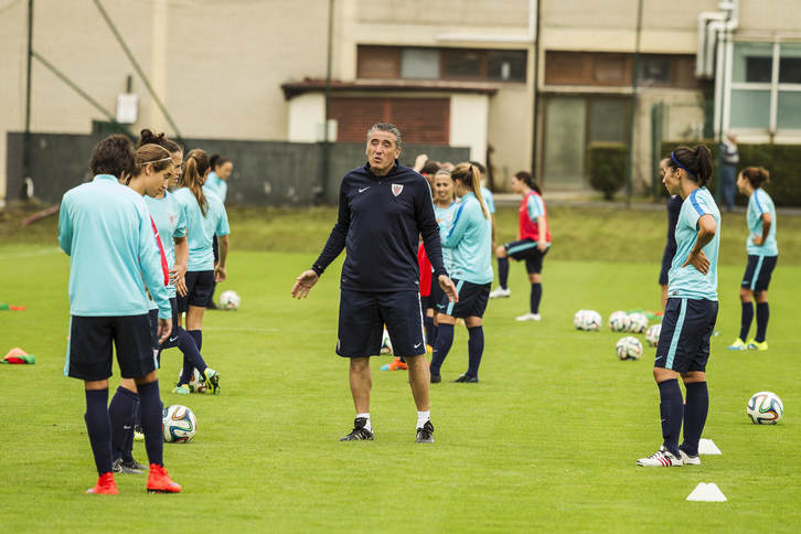 Joseba Agirre, Athleticeko entrenatzailea. (Aritz LOIOLA / FOKU)