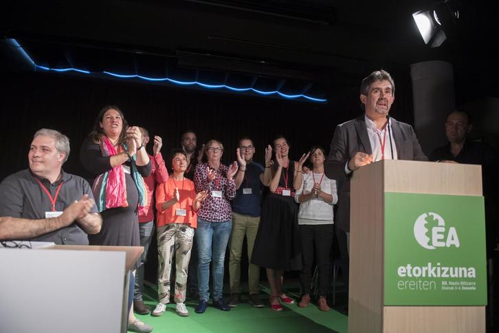 La nueva Ejecutiva de EA. (Gorka RUBIO/ARGAZKI PRESS)