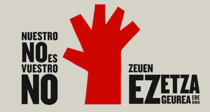 Cartel de la campaña en contra de las agresiones sexuales en las fiestas locales. (GOBIERNO DE NAFARROA)