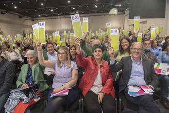 Asamblea de EH Bildu en Donostia, el pasado abril. (Juan Carlos RUIZ / ARGAZKI PRESS)