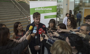 Maiorga Ramírez encabezó la lista del sector crítico. (Jon URBE / ARGAZKI PRESS)