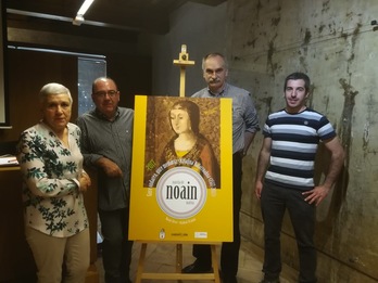 Noaingo Martxa aurkeztu dute Nabarraldeko kideek. (NABARRALDE)