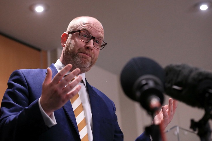 Paul Nuttall, orain arte UKIPeko burua izandakoa. (Lindsey PARNABY/AFP PHOTO)