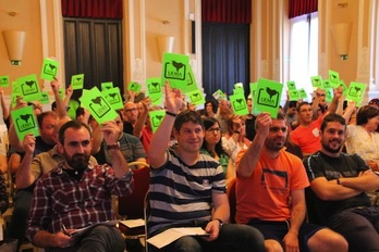 Igorre eta Gabiria UEMAko kide izatea onartu du batzar nagusiak, Zestoan. (UEMA)