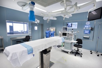 Imagen de uno de los nuevos quirófanos del CHN. (GOBIERNO DE NAFARROA)