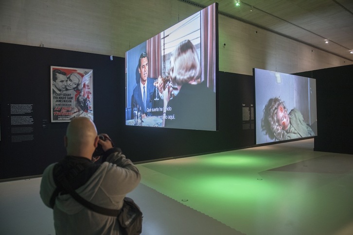 La muestra sobre Alfred Hitchcock puede verse en el museo de San Telmo. (Gorka RUBIO/ARGAZKI PRESS)