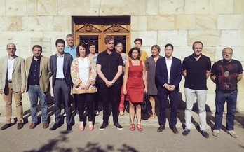 La Mesa y Junta de Portavoces del Parlamento navarro se ha reunido en Altsasu. (PARLAMENTO DE NAFARROA)