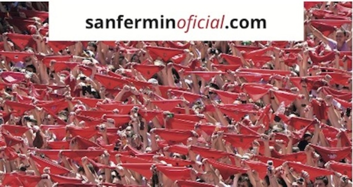 Ayuntamiento de Iruñea y Gobierno de Nafarroa han lanzado la web sanferminoficial.
