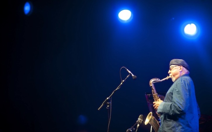 Charles Lloyd, 2010ean, Getxoko Jazzaldian. (Marisol RAMÍREZ/ARGAZKI PRESS)