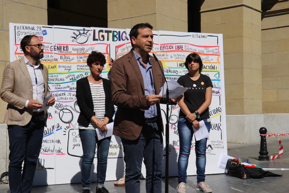 Acto institucional de la Diputación de Gipuzkoa. (Gipuzkoako Foru Aldundia)