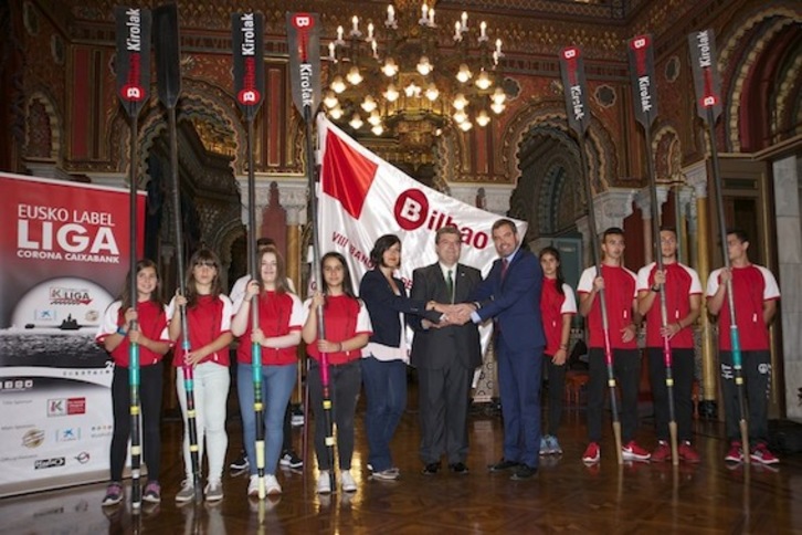 Eusko Label ligaren aurkezpena, Bilboko udaletxean. (EUSKO LABEL LIGA)