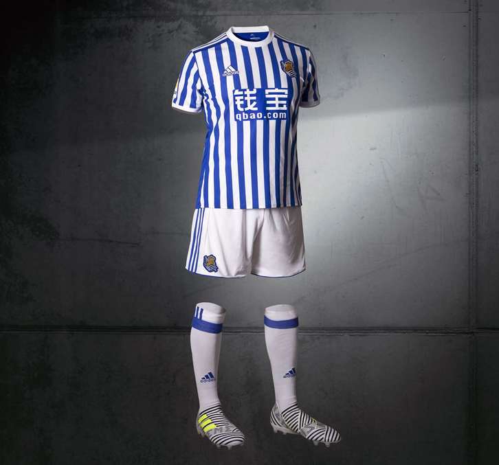 El nuevo uniforme txuri urdin. (Real Sociedad)