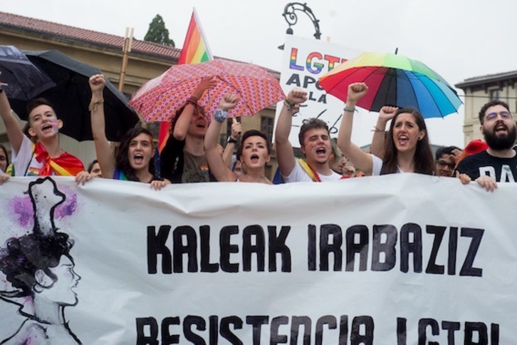 Manifestación en Iruñea. (Iñigo URIZ/ARGAZKI PRESS)