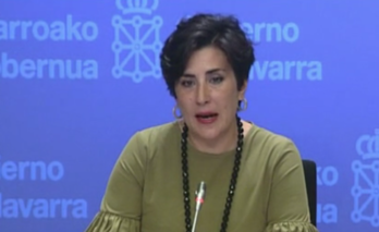 La consejera Solana informa sobre la resolución de la convocatoria de becas del curso 2016-17. (GOBIERNO DE NAFARROA)