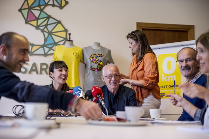 Comparecencia de Sare, este viernes en Gasteiz. (Jaizki FONTANEDA / ARGAZKI PRESS)