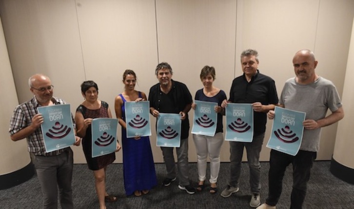 Helduen doako euskalduntzerako proposamenaren aurkezpena. (Gorka RUBIO/ARGAZKI PRESS)