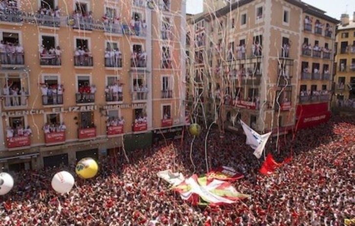 Imagen de archivo del Txupinazo.