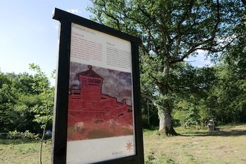 Enneco parkea, Etxarri Aranazko hariztietan. (Gotzon ARANBURU)