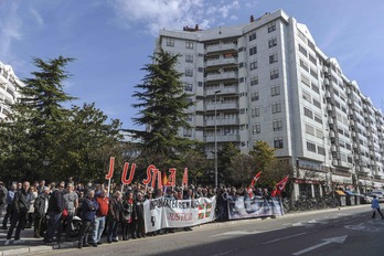 Concentración de Martxoak 3 para exigir justicia. (Juanan RUIZ/ARGAZKI PRESS)