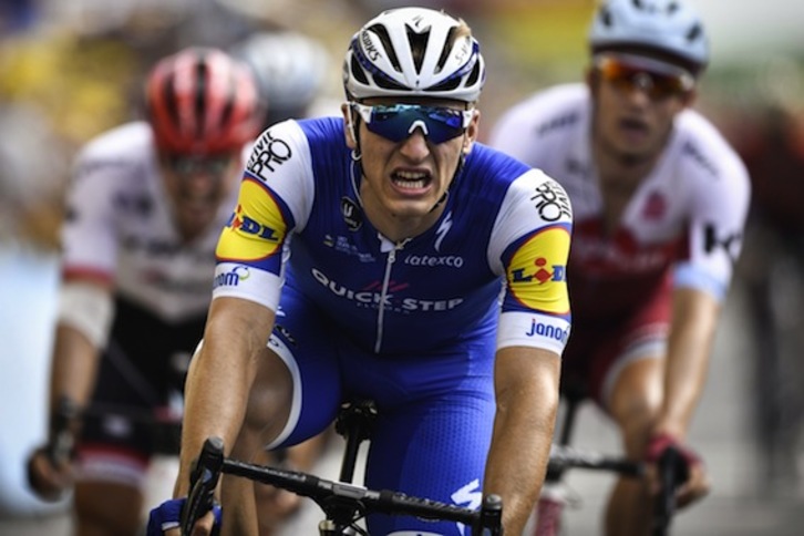 La victoria de Kittel ha tenido que ser confirmada por la foto de llegada. (Jeff PACHOUD/AFP)
