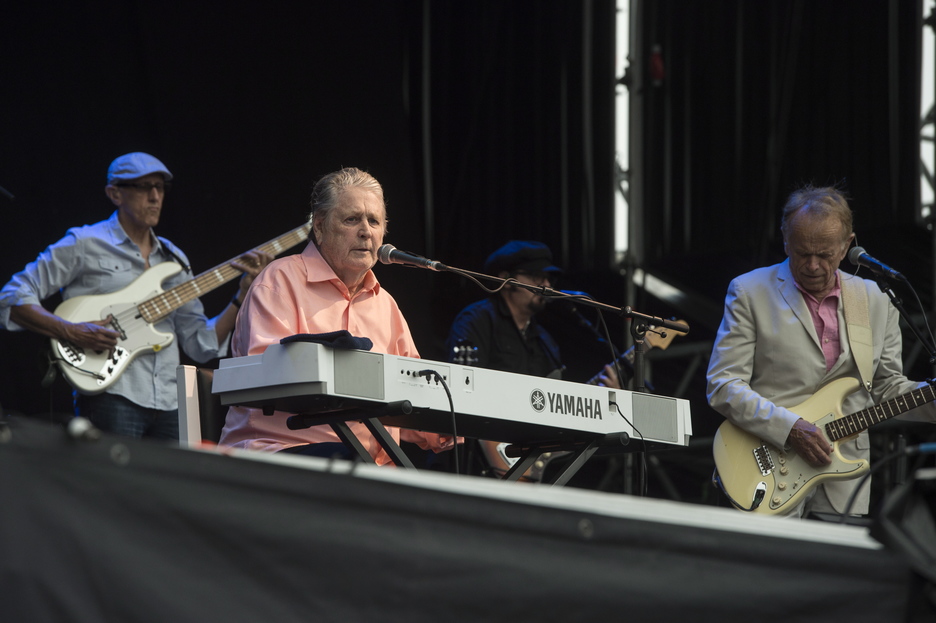 Brian Wilson durante el concierto en el BBK Live. (Monika DEL VALLE / ARGAZKI PRESS)
