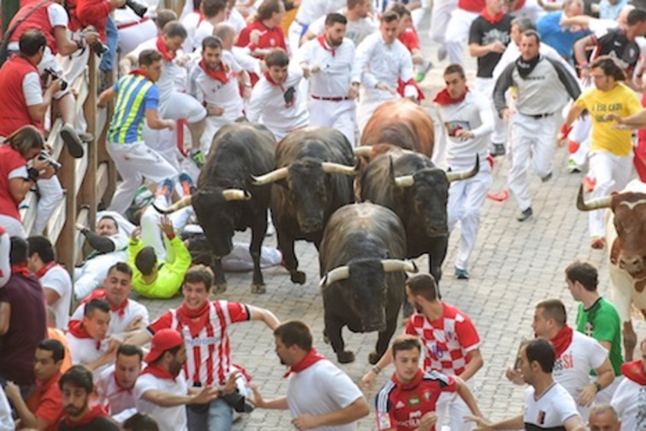 Los morlacos han realizado una carrera muy hermanada. (Idoia ZABALETA/ARGAZKI PRESS) Los morlacos han realizado una carrera muy hermanada. (Idoia ZABALETA/ARGAZKI PRESS)
