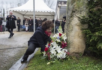 Durangoko bonbardaketan hil zirenei omenaldia, iaz. (Monika DEL VALLE/ARGAZKI PRESS)