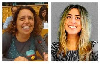 Nati Ovelleiro eta Ane Ortiz. (Bilboko Udala)