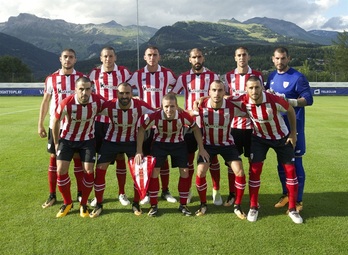 El de este miércoles ha sido el primer partido de Ziganda en el banquillo del Athletic. (www.athletic-club.eus)
