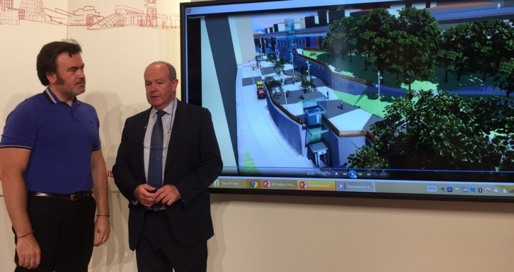 El Ayuntamiento ha presentado el proyecto de urbanización en Uribarri. (Bilboko Udala)