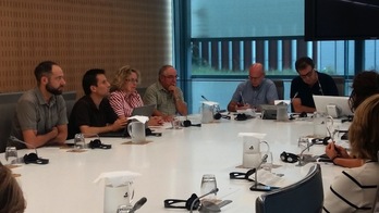 Reunión de la Comisión de Convivencia y DDHH de las Juntas de Gipuzkoa en la que se ha aprobado la resolución sobre Altsasu. (ehbildugipuzkoa)