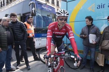 Markel Irizar, Euskal Herriko Itzulian. (Gorka RUBIO/ARGAZKI PRESS)