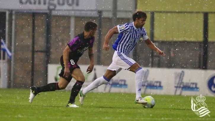El partido se ha disputado en el Stadium Gal de Irun. (REAL SOCIEDAD)