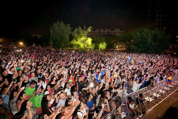 Europa parkeko kontzertuak jendez gainezka izaten dira. (Bilboko Udala)
