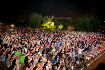 Europa parkeko kontzertuak jendez gainezka izaten dira. (Bilboko Udala)