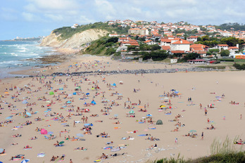Playa de Uhabia, en Bidarte. (Gaizka IROZ)