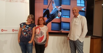 Presentación de teatro callejero en Aste Nagusia. (Bilboko Udala)