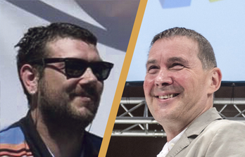 Nega y Arnaldo Otegi