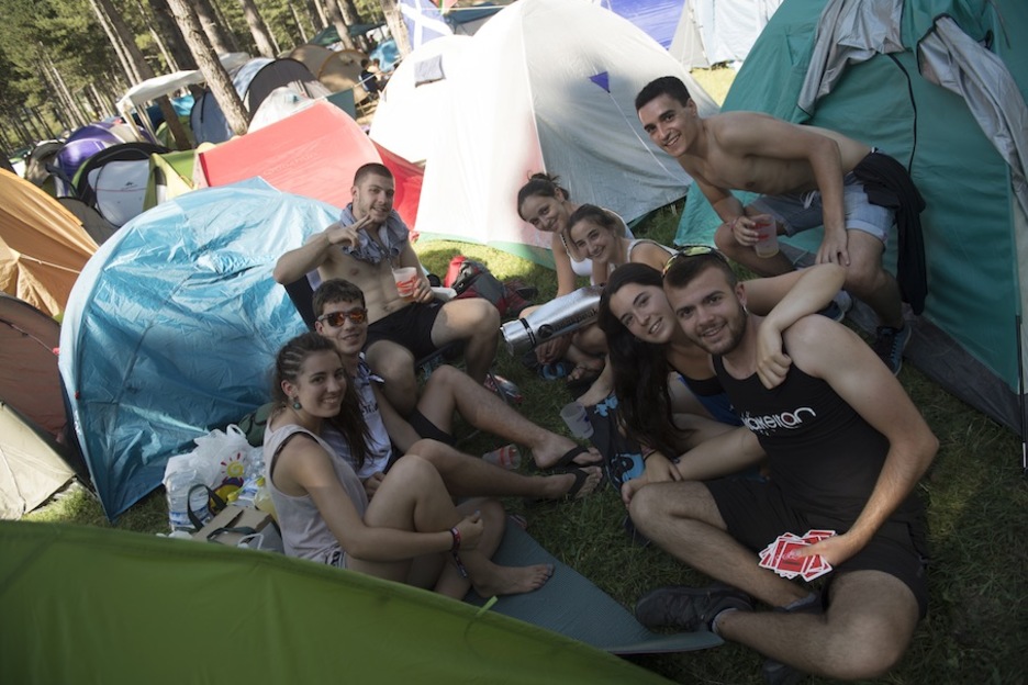 Una cuadrilla bien instalada. (Gorka RUBIO/ARGAZKI PRESS) Una cuadrilla bien instalada. (Gorka RUBIO/ARGAZKI PRESS)