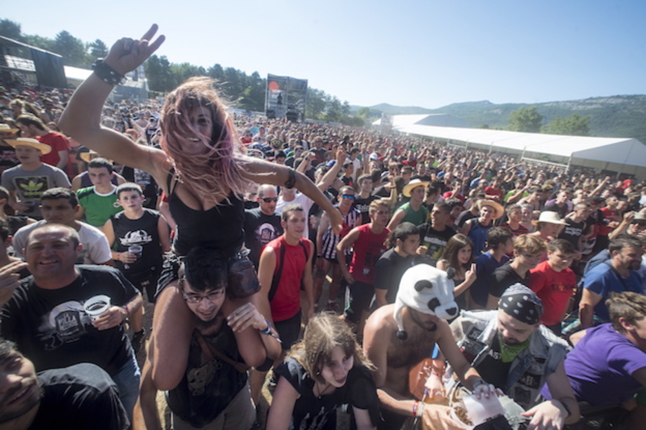 Y aún queda toda la noche por delante. (Iñigo URIZ / ARGAZKI PRESS) Y aún queda toda la noche por delante. (Iñigo URIZ / ARGAZKI PRESS)