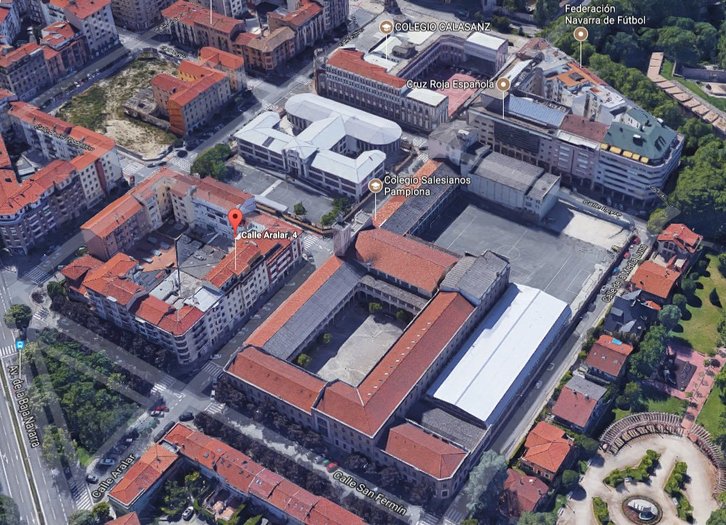 Imagen del solar de Salesianos.