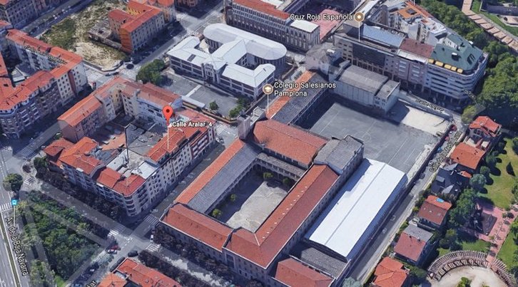 Imagen del solar de Salesianos.