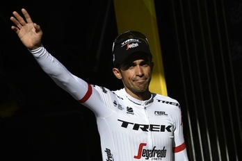 Alberto Contador pondrá fin tras La Vuelta a su andadura profesional. (Philippe LÓPEZ/AFP)