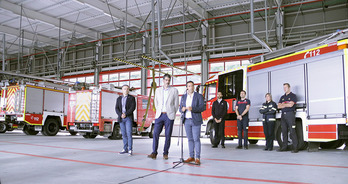 Acto de presentación del nuevo centro de coordinación de emergencias. (Gipuzkoako Foru Aldundia) 