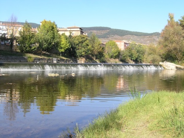 Imagen del Arga a su paso por Iruñea. (FOTOGRAFÍAS: Iñaki VIGOR)