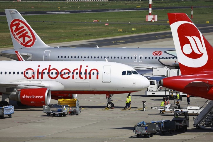 Air Berlin se declara insolvente. (Odd ANDERSEN / AFP)
