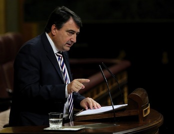 Aitor Esteban, portavoz parlamentario del PNV, representará a los jeltzales en la reunión del ‘Pacto Antiyihadista’. (J. DANAE/ARGAZKI PRESS)