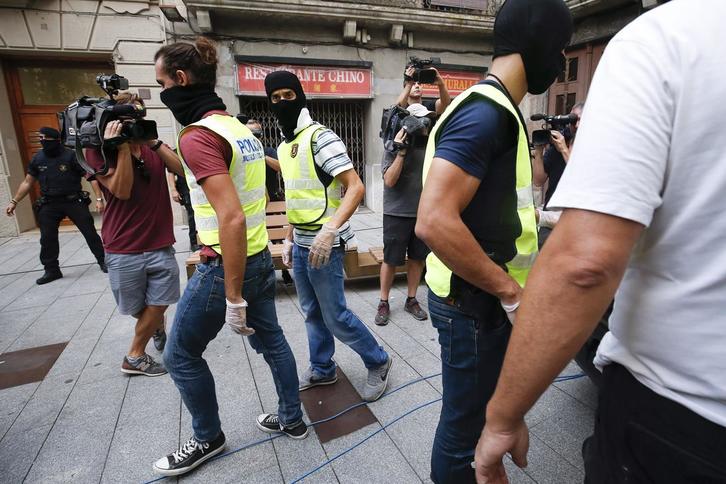 Los Mossos han llevado a cabo varios arrestos en las últimas horas. (Pau BARRENA/AFP)