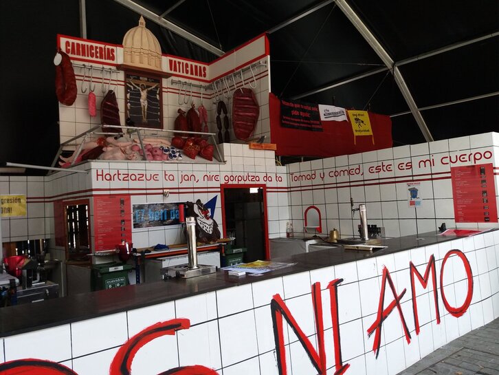 Txosna de Hontzak. (@goikodeustu)