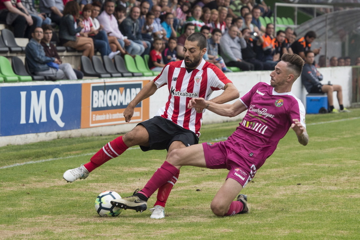 Villalibre durante la pretemporada. (ARGAZKI PRESS)